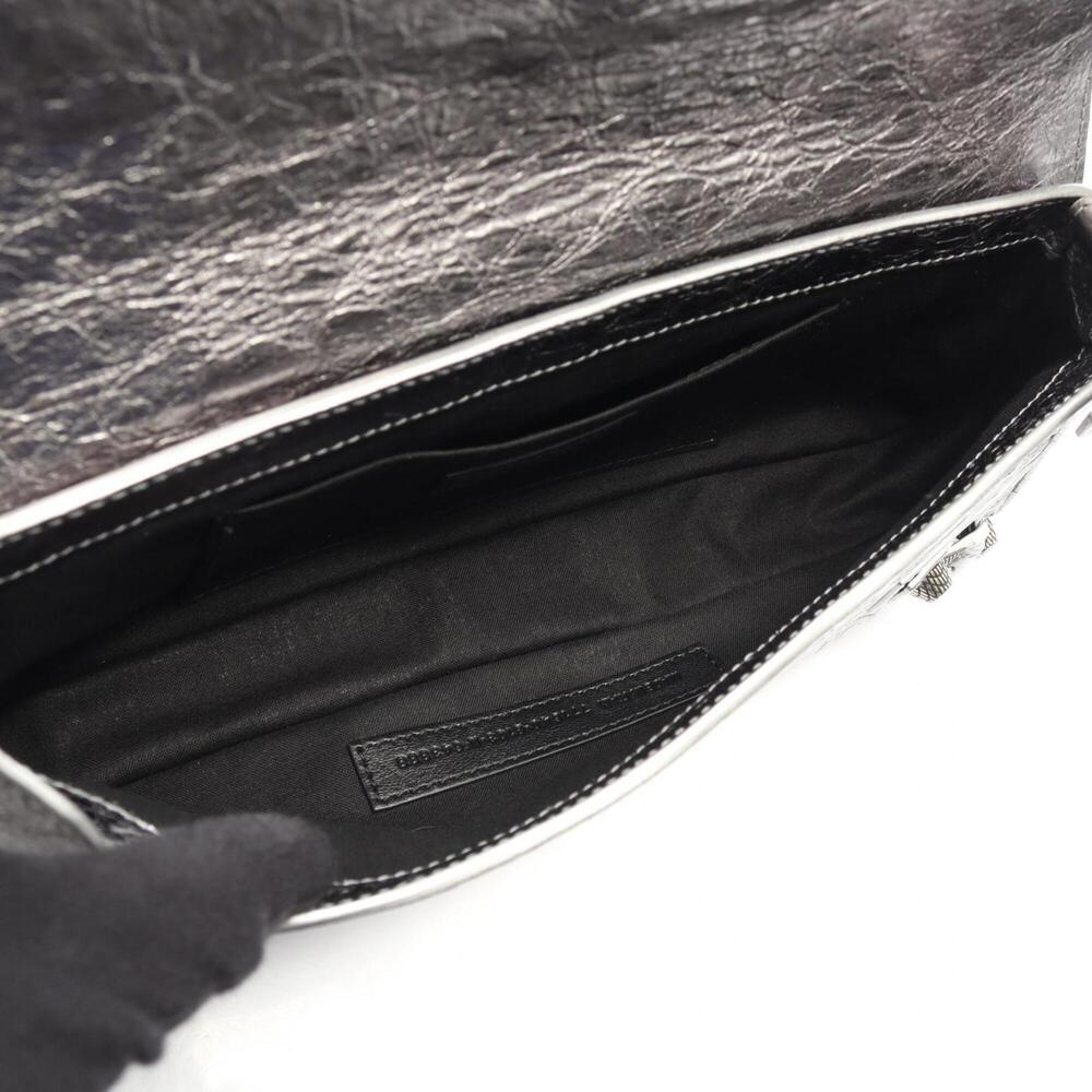 Balenciaga BALENCIAGA Le Cagole S Shoulder Bag Handbag Leather Women's Silver - Picture 3 of 7
